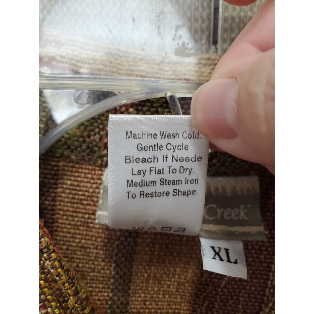 Coldwater Creek Tapestry Patchwork Button-Up Vest… - image 3